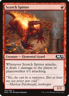 Scorch Spitter card from Core Set 2020