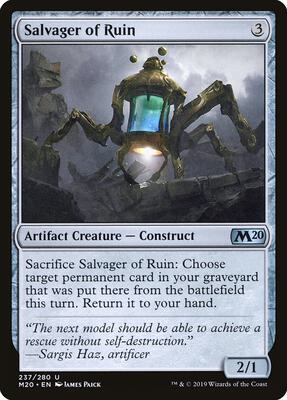 Salvager of Ruin card from Core Set 2020