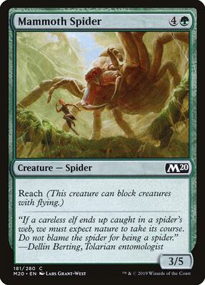 Mammoth Spider card from Core Set 2020