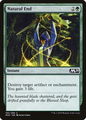Natural End card from Core Set 2020