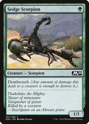 Sedge Scorpion card from Core Set 2020