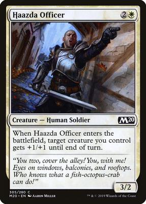 Haazda Officer card from Core Set 2020