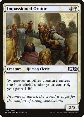 Impassioned Orator card from Core Set 2020