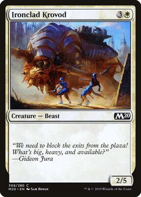 Ironclad Krovod card from Core Set 2020