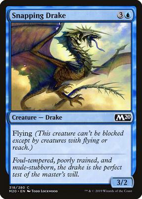 Snapping Drake card from Core Set 2020