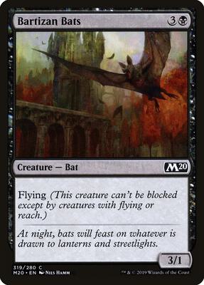 Bartizan Bats card from Core Set 2020