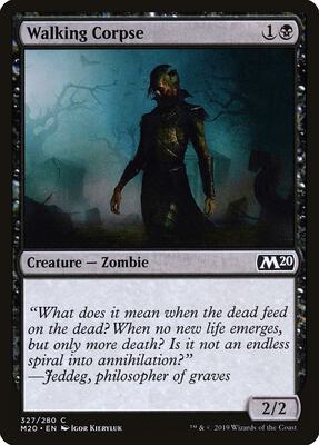 Walking Corpse card from Core Set 2020