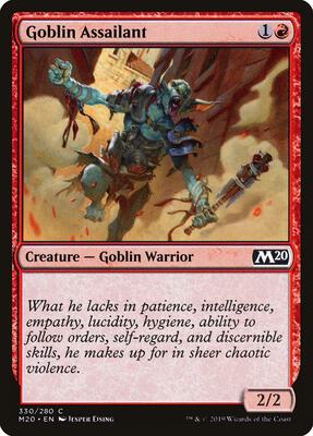 Goblin Assailant card from Core Set 2020