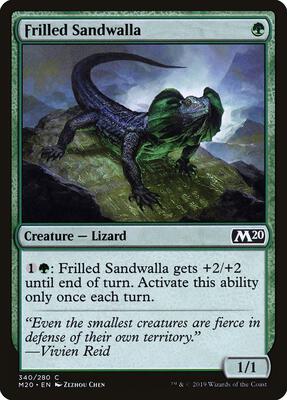 Frilled Sandwalla card from Core Set 2020
