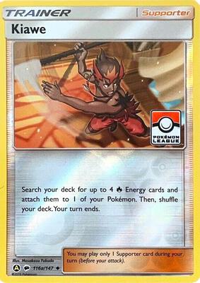 Kiawe - 116a/147 (Pokemon League) card from League & Championship Cards