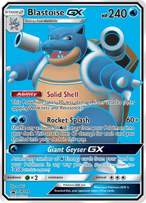 Blastoise GX - SM189 card from SM Promos