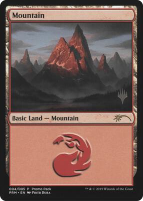 Mountain card from Promo Pack: Core Set 2020