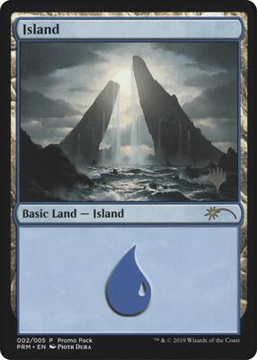Island card from Promo Pack: Core Set 2020