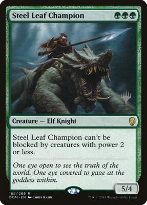 Steel Leaf Champion card from Promo Pack: Core Set 2020