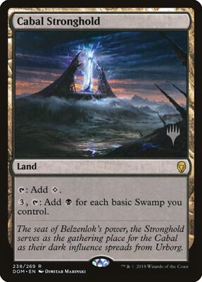 Cabal Stronghold card from Promo Pack: Core Set 2020