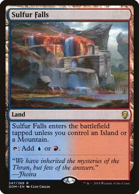 Sulfur Falls card from Promo Pack: Core Set 2020