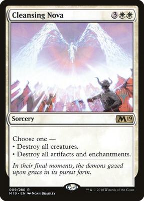 Cleansing Nova card from Promo Pack: Core Set 2020