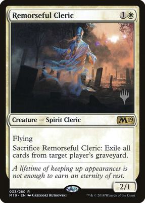 Remorseful Cleric card from Promo Pack: Core Set 2020