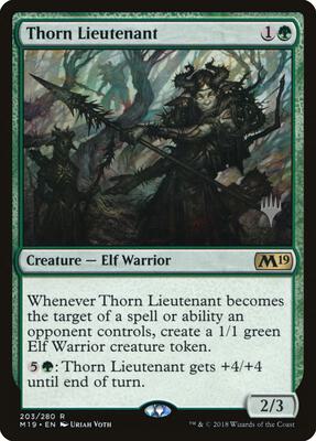 Thorn Lieutenant card from Promo Pack: Core Set 2020