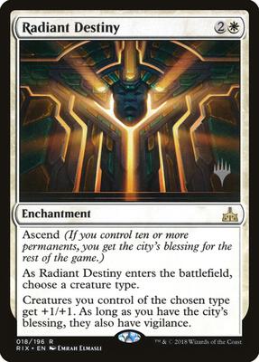 Radiant Destiny card from Promo Pack: Core Set 2020