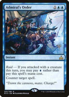 Admiral's Order card from Promo Pack: Core Set 2020