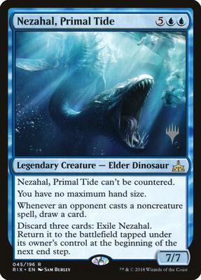 Nezahal, Primal Tide card from Promo Pack: Core Set 2020