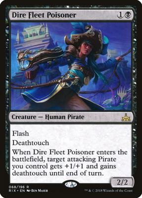 Dire Fleet Poisoner card from Promo Pack: Core Set 2020