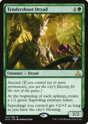 Tendershoot Dryad card from Promo Pack: Core Set 2020