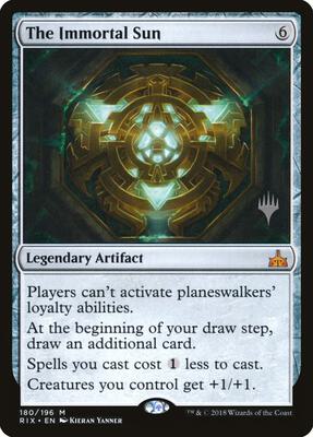 The Immortal Sun card from Promo Pack: Core Set 2020
