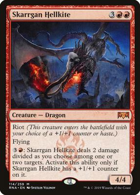 Skarrgan Hellkite card from Promo Pack: Core Set 2020