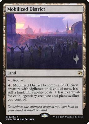 Mobilized District card from Promo Pack: Core Set 2020