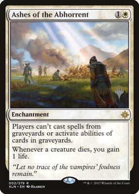 Ashes of the Abhorrent card from Promo Pack: Core Set 2020