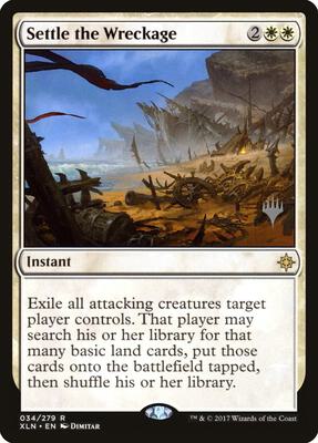 Settle the Wreckage card from Promo Pack: Core Set 2020