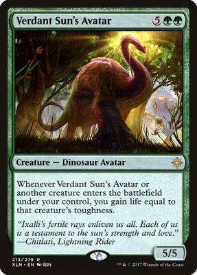 Verdant Sun's Avatar card from Promo Pack: Core Set 2020