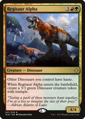 Regisaur Alpha card from Promo Pack: Core Set 2020