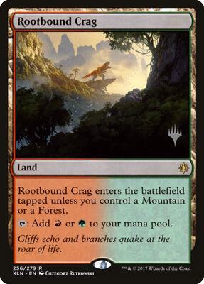 Rootbound Crag card from Promo Pack: Core Set 2020