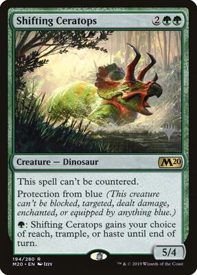 Shifting Ceratops card from Promo Pack: Core Set 2020