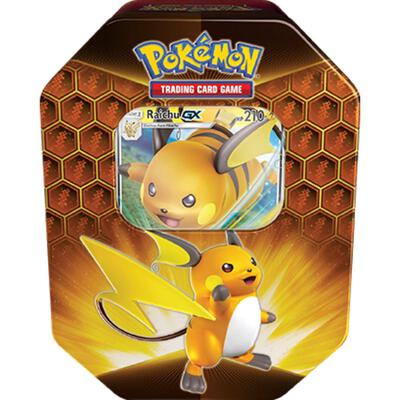 Hidden Fates Tin [Raichu GX] card from Hidden Fates