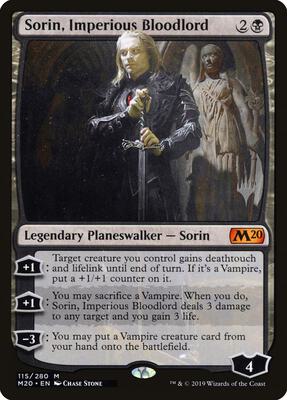 Sorin, Imperious Bloodlord card from Promo Pack: Core Set 2020