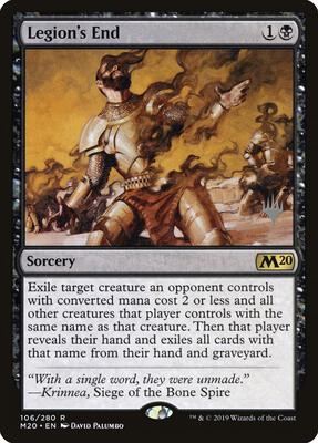 Legion's End card from Promo Pack: Core Set 2020