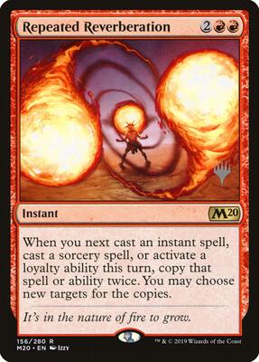 Repeated Reverberation card from Promo Pack: Core Set 2020