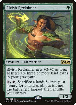 Elvish Reclaimer card from Promo Pack: Core Set 2020