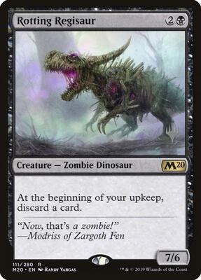 Rotting Regisaur card from Promo Pack: Core Set 2020