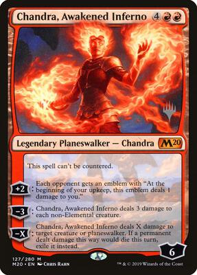 Chandra, Awakened Inferno card from Promo Pack: Core Set 2020