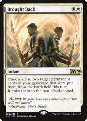 Brought Back card from Promo Pack: Core Set 2020