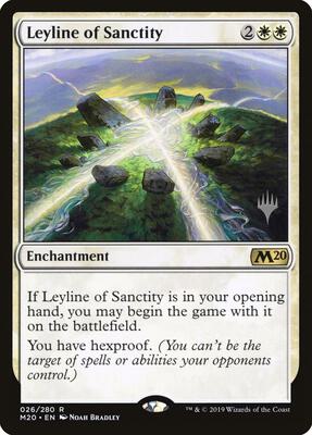 Leyline of Sanctity card from Promo Pack: Core Set 2020