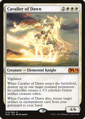 Cavalier of Dawn card from Promo Pack: Core Set 2020