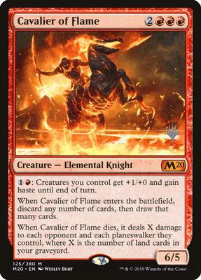 Cavalier of Flame card from Promo Pack: Core Set 2020
