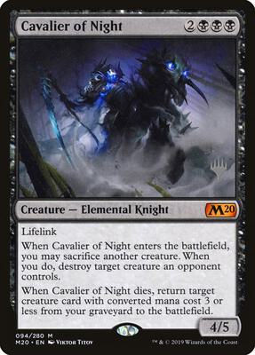 Cavalier of Night card from Promo Pack: Core Set 2020