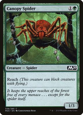 Canopy Spider card from Core Set 2020